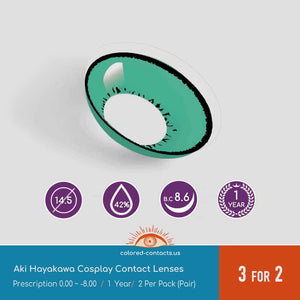 Chainsaw Man - Aki Hayakawa Cosplay Contact Lenses
