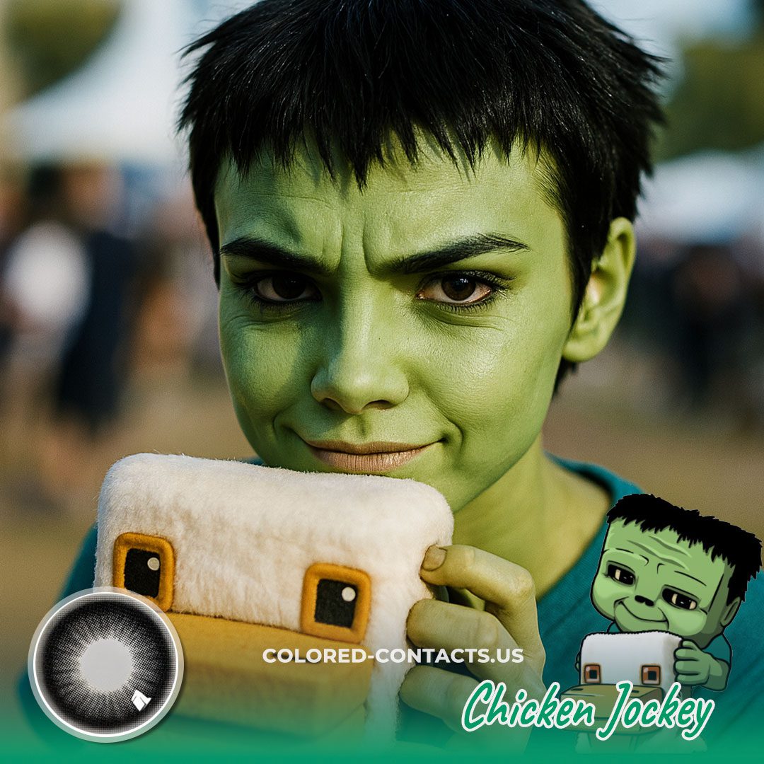Minecraft : Chicken Jockey Cosplay Contact Lenses