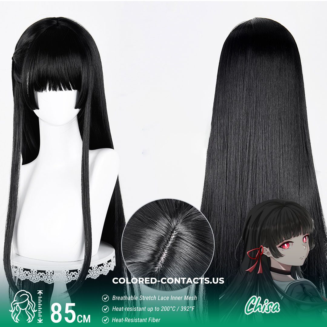 Wuthering Waves Chisa Cosplay Wig