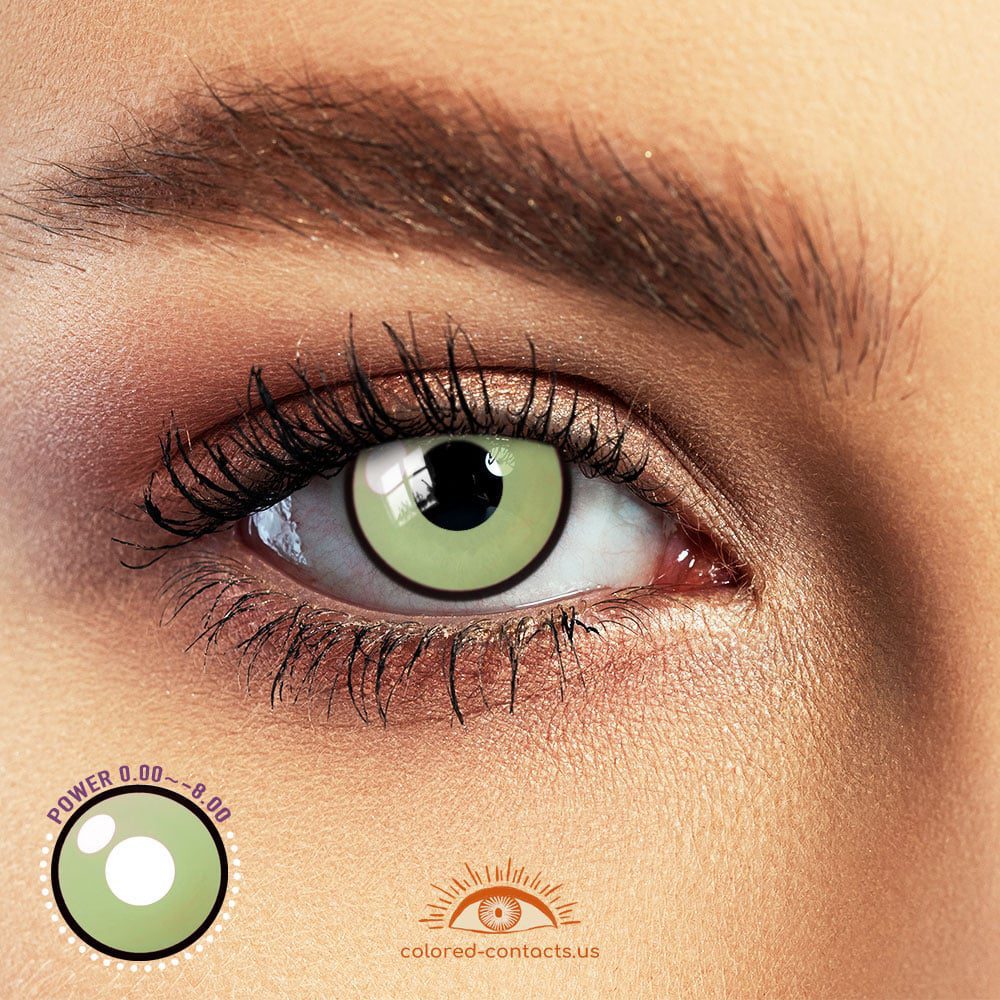 Classic Green Anime Eyes Colored Contacts