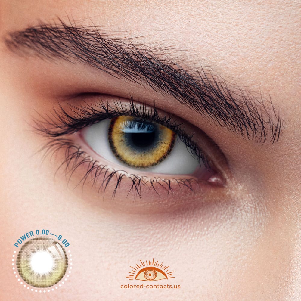 Comet Glow Brown Colored Contacts