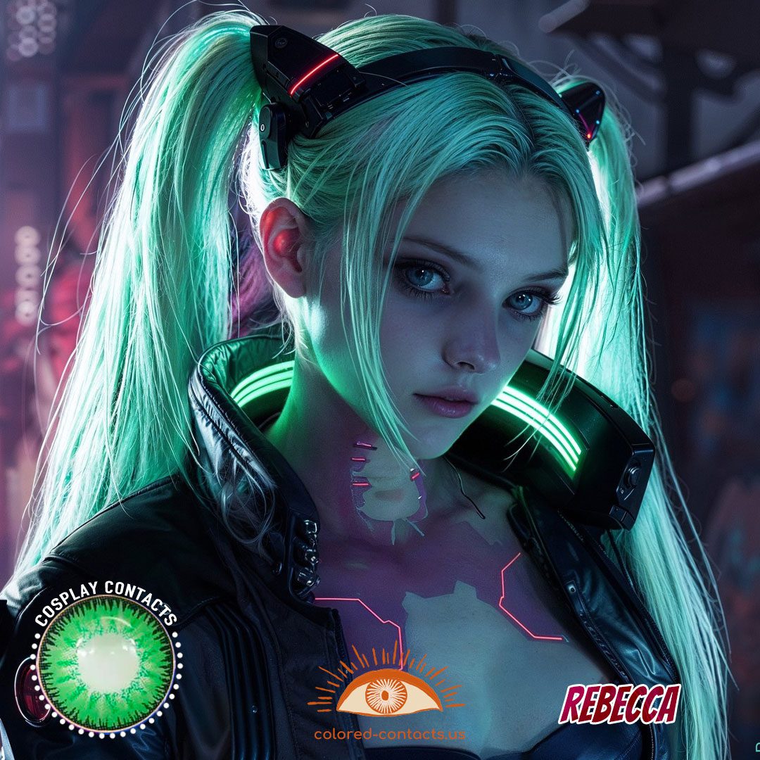 Cyberpunk Edgerunners Rebecca Cosplay Contact Lenses