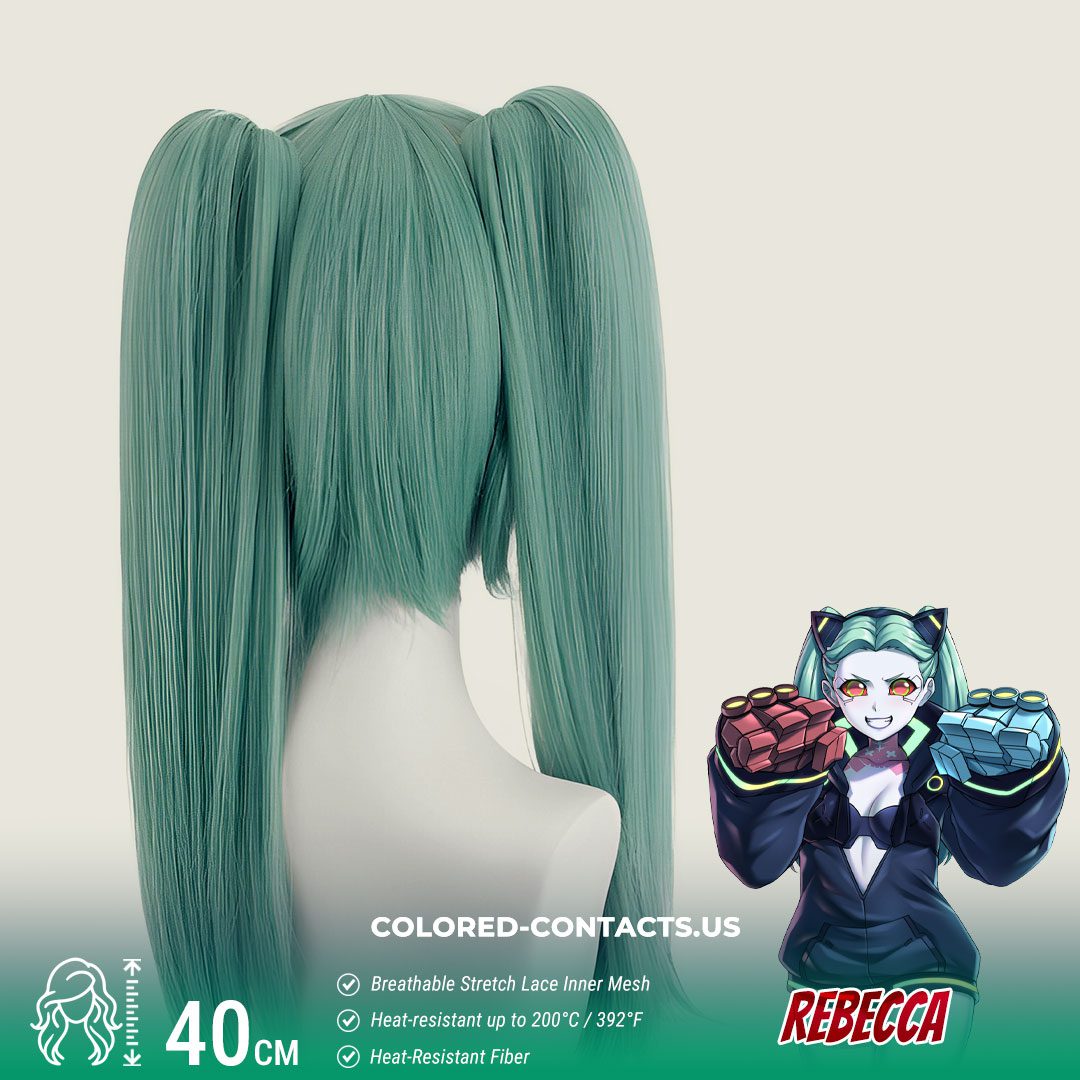Cyberpunk Edgerunners Rebecca Cosplay Wig