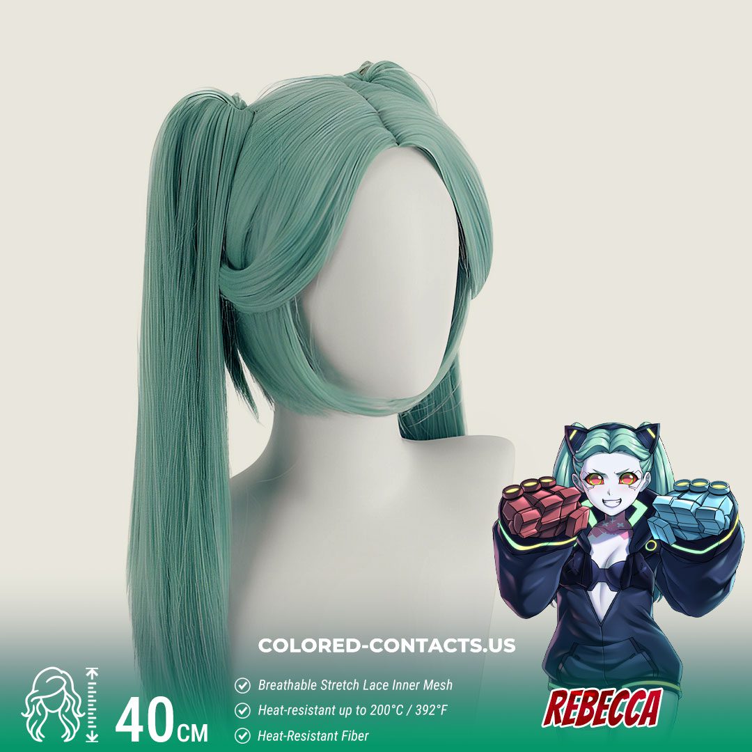 Cyberpunk Edgerunners Rebecca Cosplay Wig