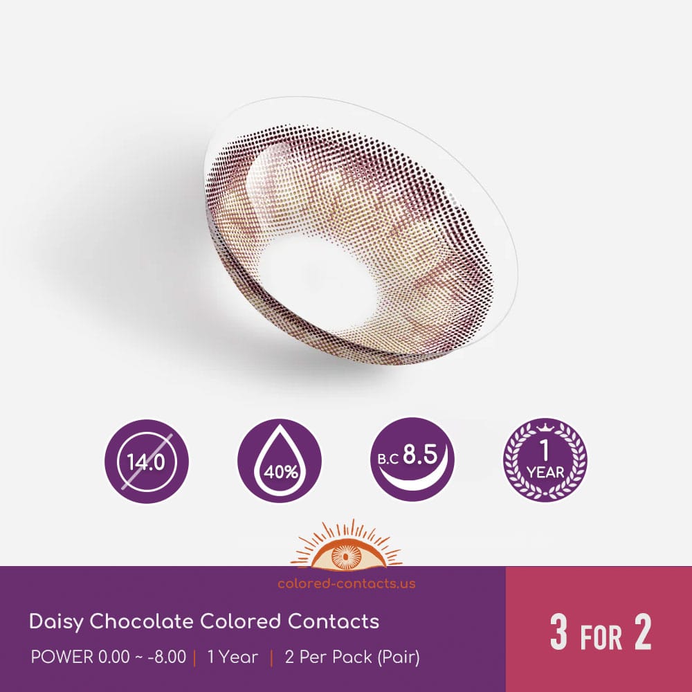 Daisy Chocolate Colored Contacts