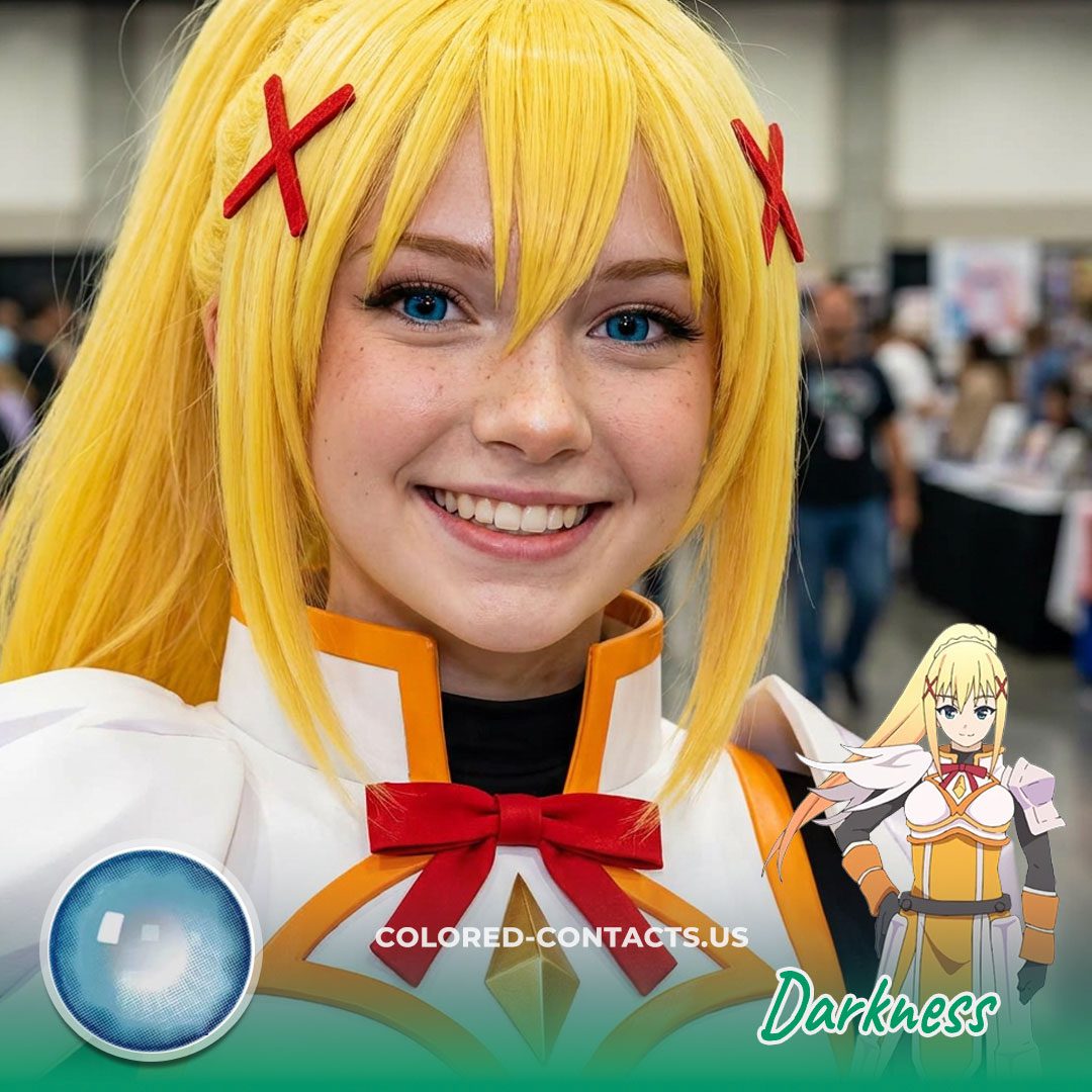 These KonoSuba Darkness Cosplay Contact Lenses Are About To Give You That Ultimate Crusader Energy