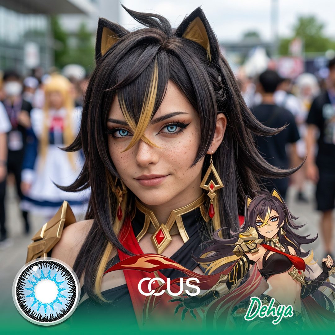Genshin Impact Dehya Cosplay Contact Lenses