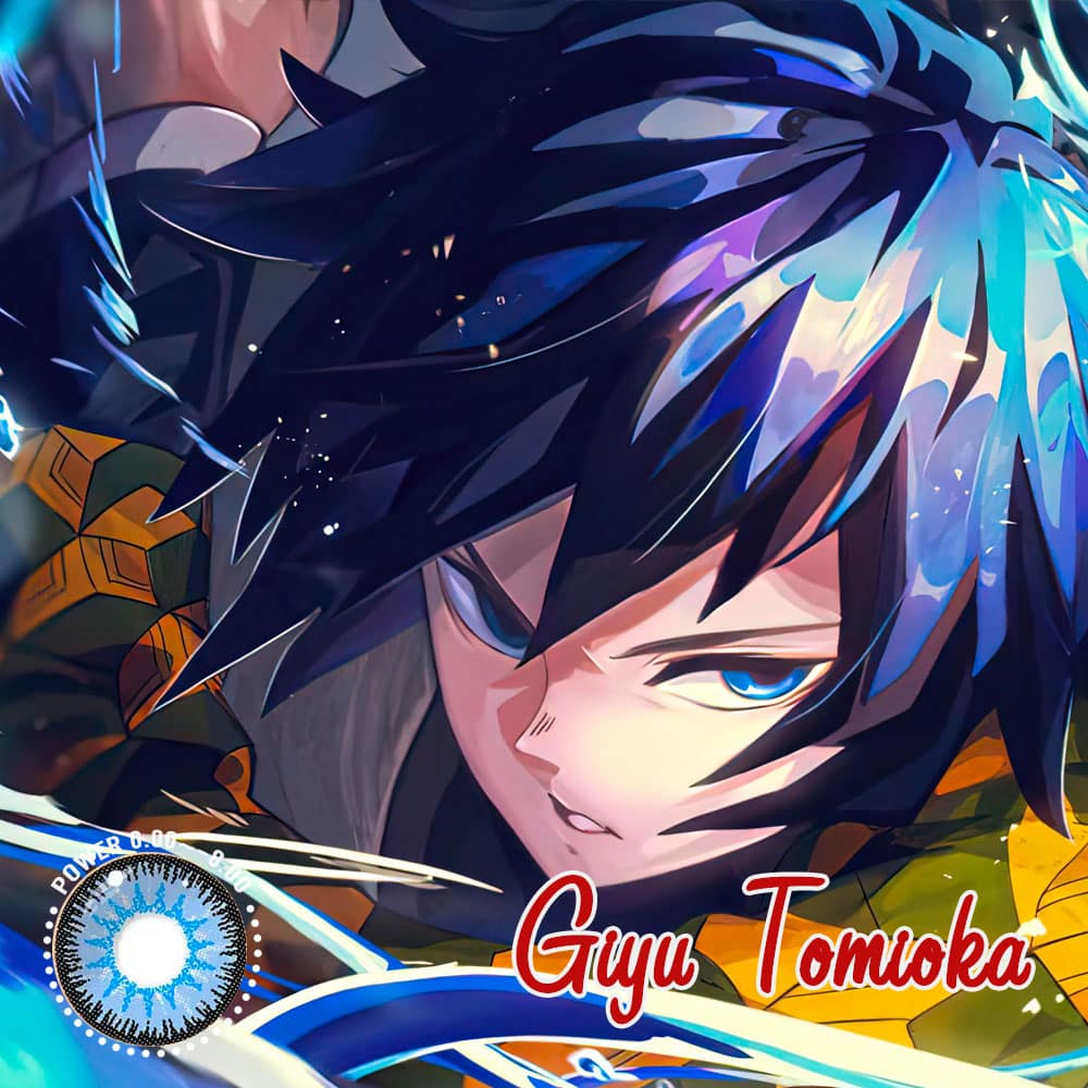 Demon Slayer Giyu Tomioka Halloween Contacts