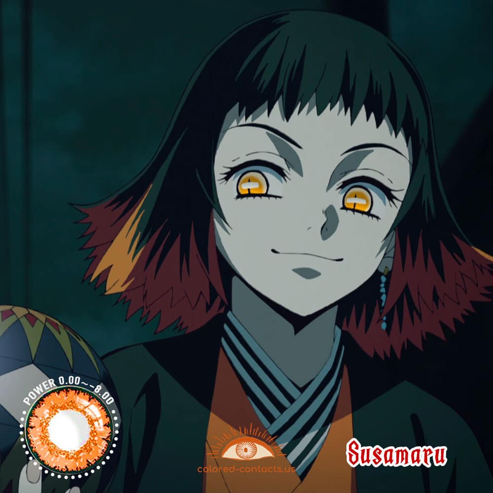 Demon Slayer Susamaru Cosplay Contact Lenses
