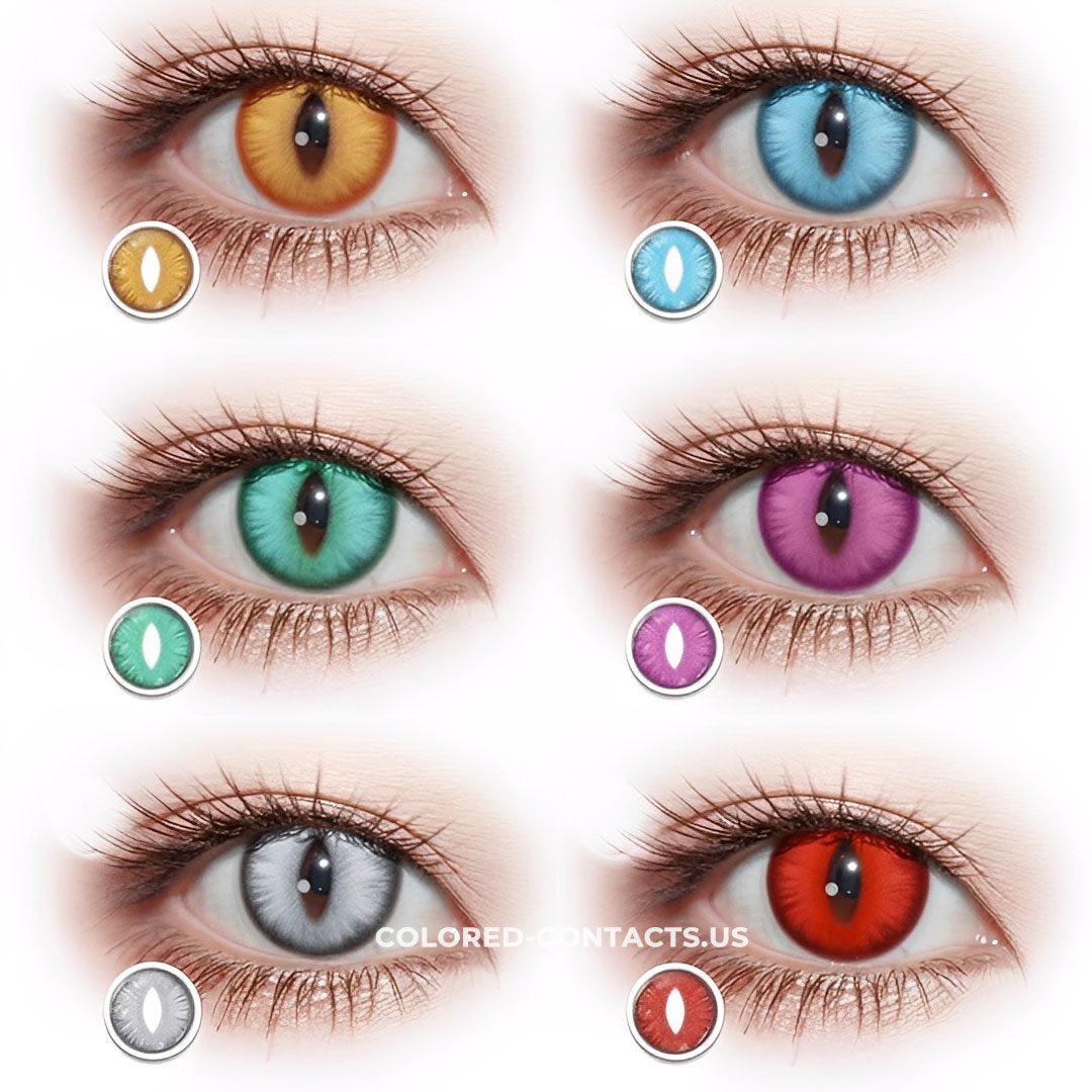 Mystic Dragon Violet Contact Lenses | 4-Piece Set