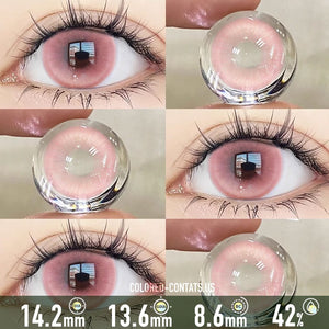 Enchanted Pink Champagne Contact Lenses