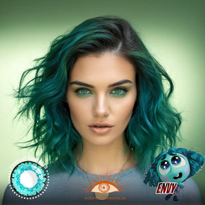 Envy Cosplay Light Blue Eye Contact Lenses