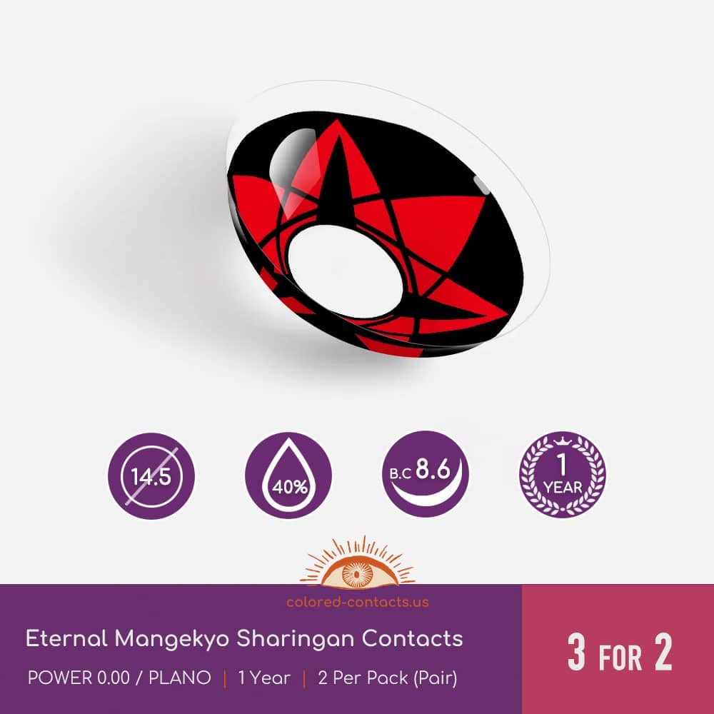 Eternal Mangekyo Sharingan Contacts