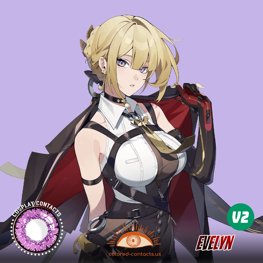 Evelyn Cosplay Violet Contact Lenses
