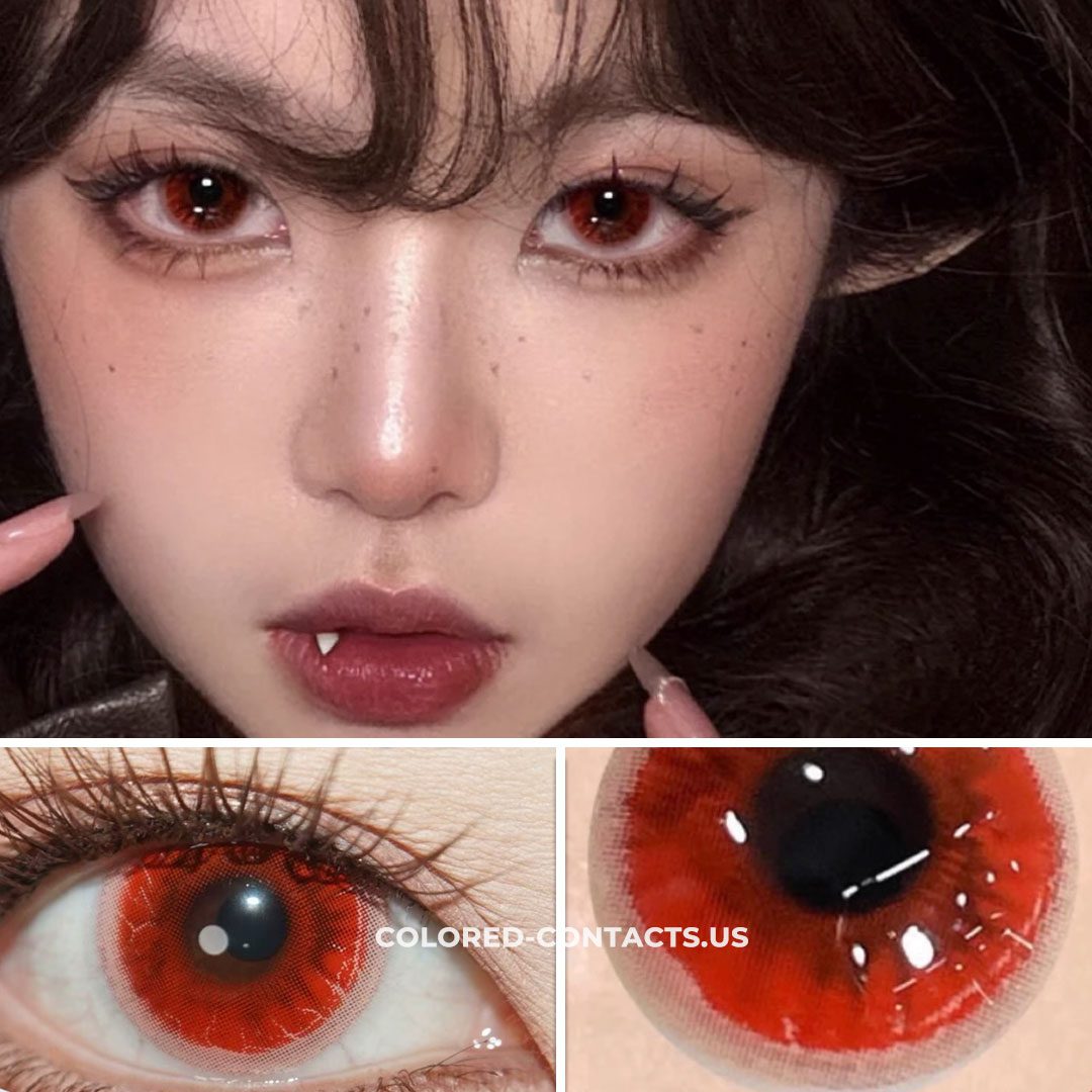 Flame Rift Demon Eye Red Crazy Lenses | 4-Lens Pack