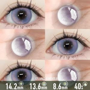 French Riviera Purple Blue Contact Lenses