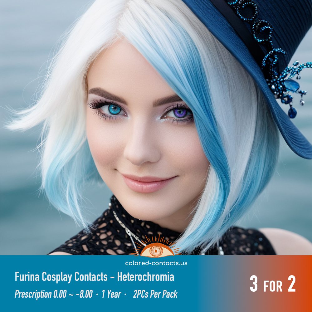 Furina Cosplay Contacts - 5 Classic Colors