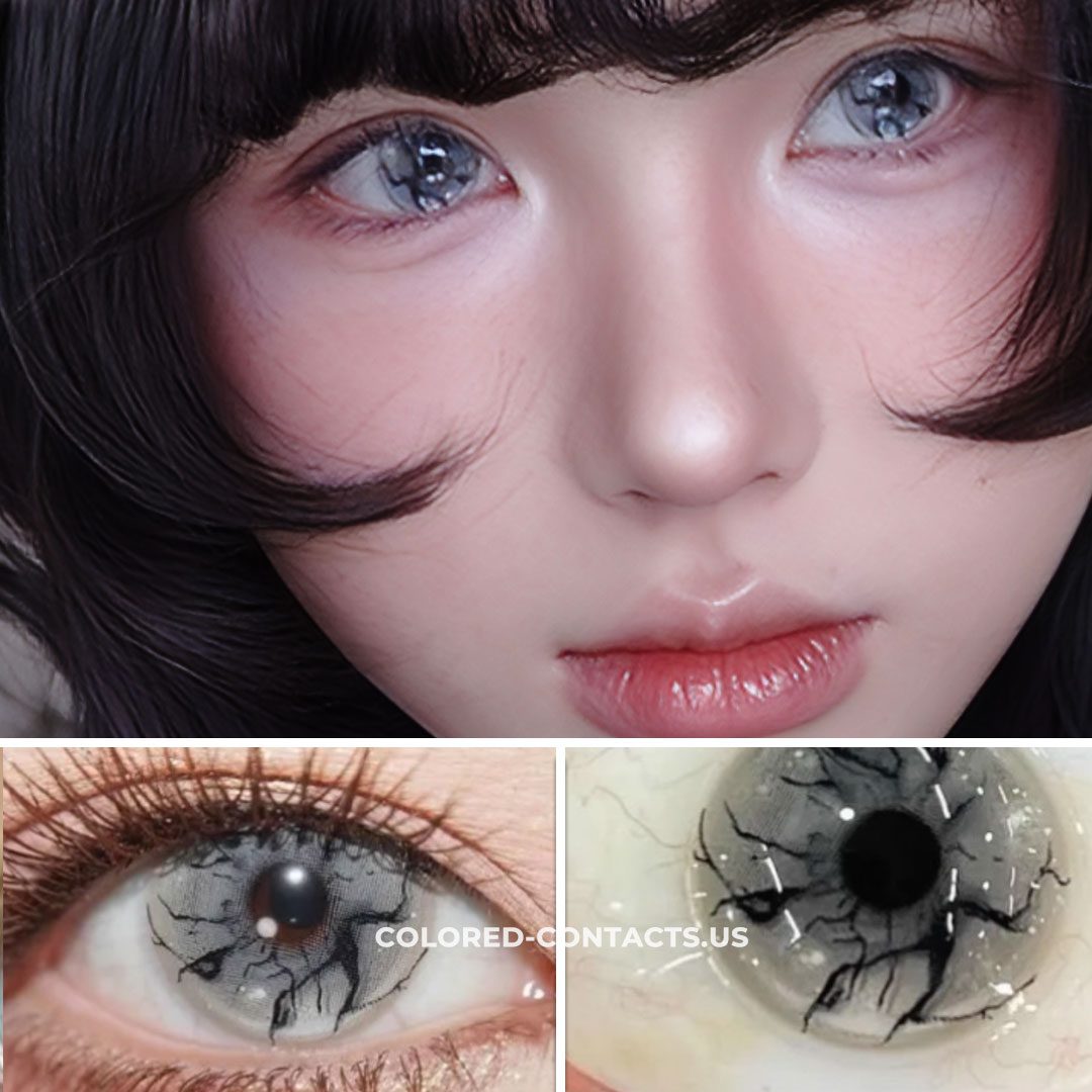 Genetic Invasion White Crazy Lenses | 4-Lens Pack
