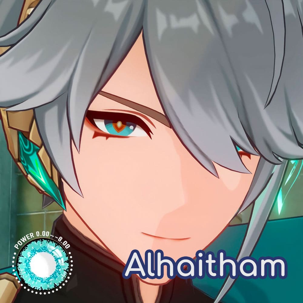 Genshin Impact Alhaitham Cosplay Contact Lenses