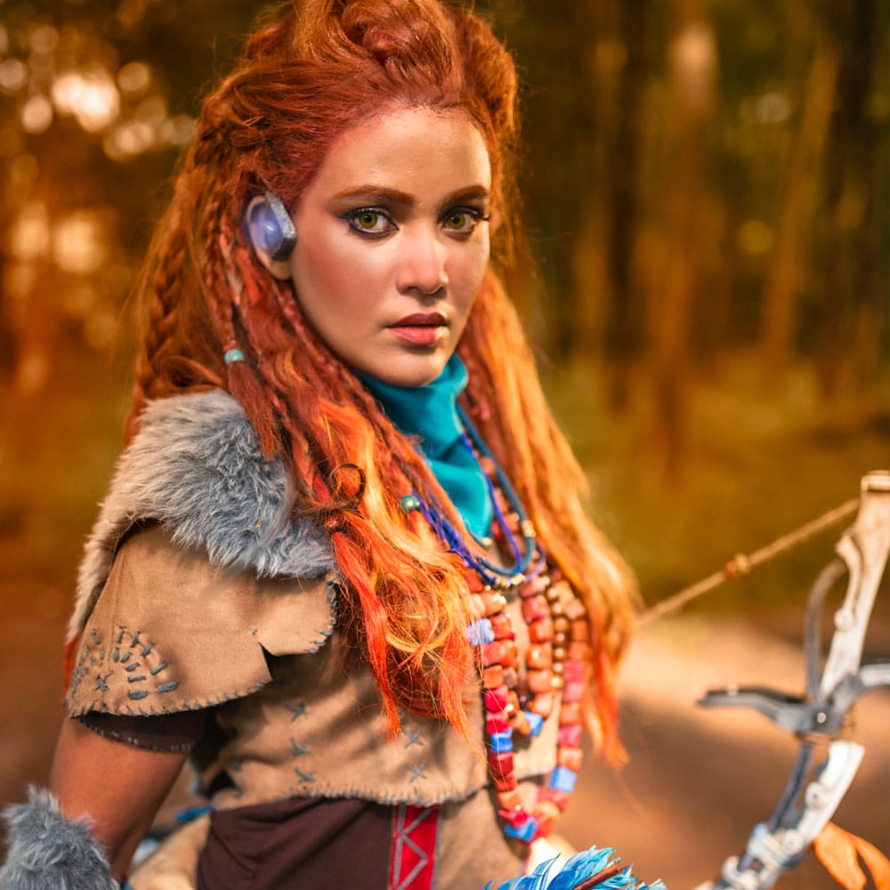 Genshin Impact Aloy Cosplay Contact Lenses