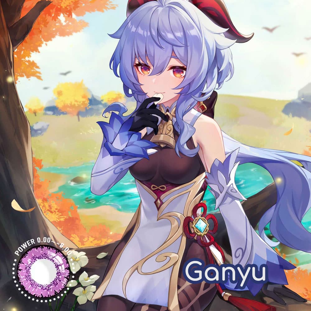 Genshin Impact Ganyu Cosplay Contact Lenses