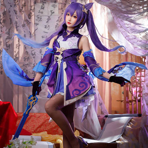 Genshin Impact Keqing Cosplay Contact Lenses