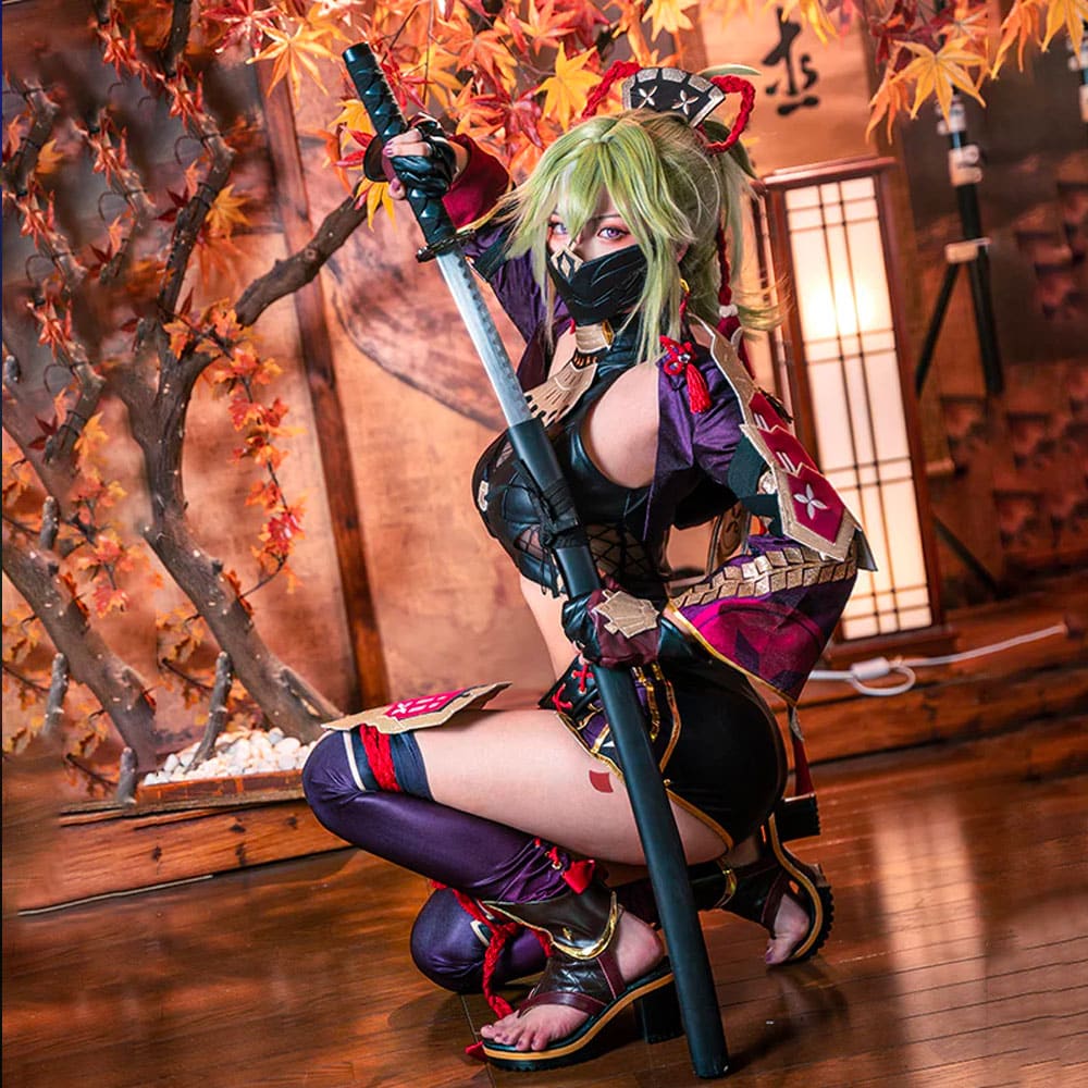Genshin Impact Kuki Shinobu Cosplay Contact Lenses
