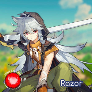 Genshin Impact Razor Cosplay Contact Lenses