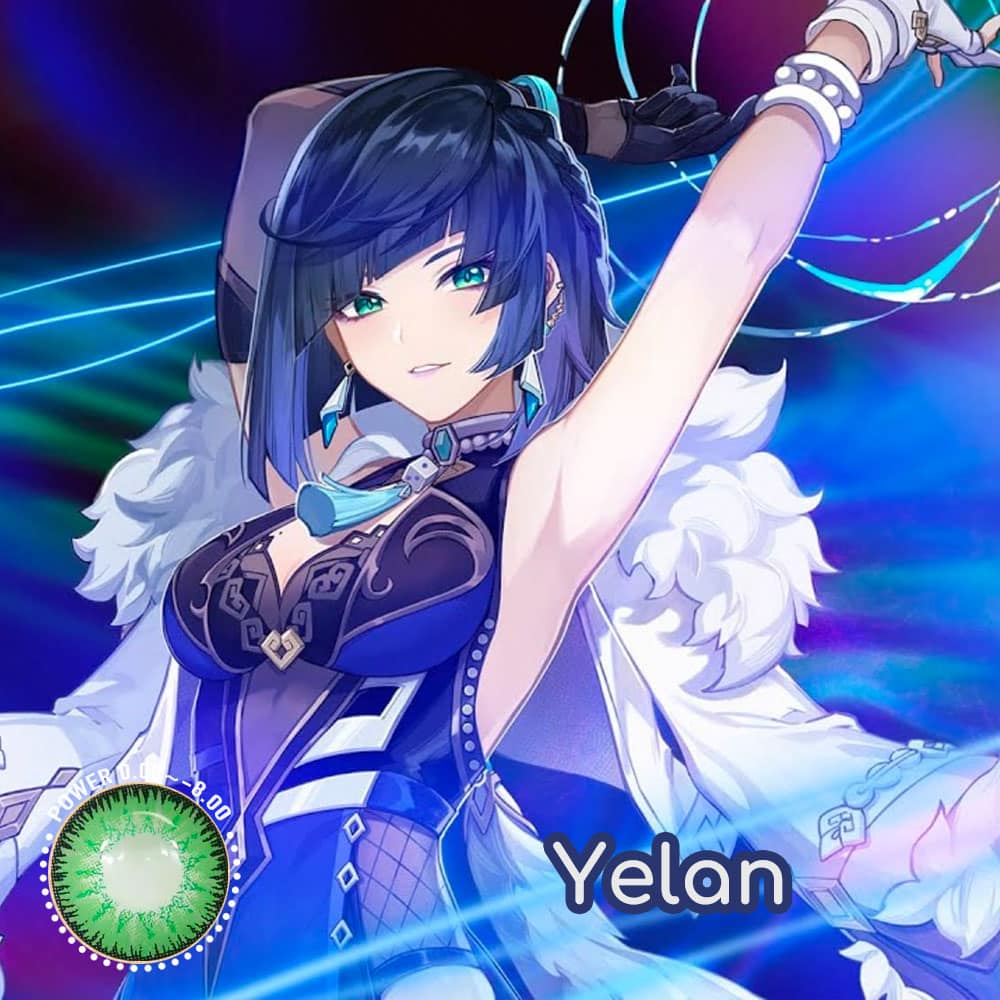Genshin Impact Yelan Cosplay Contacts