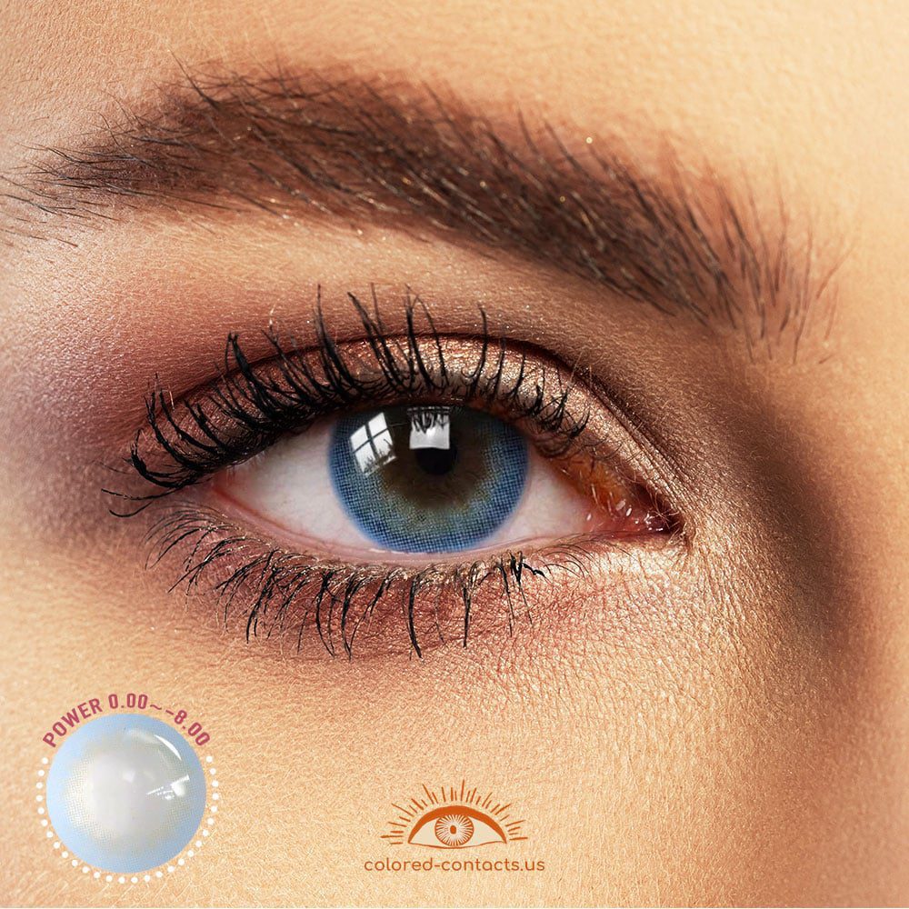 Green Orange Blue Colored Contacts