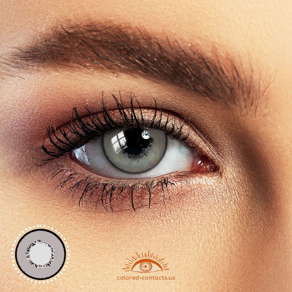 Harajuku Storm Grey Anime Colored Contacts