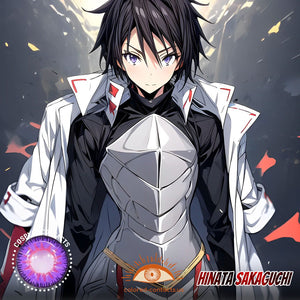 Hinata Sakaguchi Cosplay Purple Contact Lenses