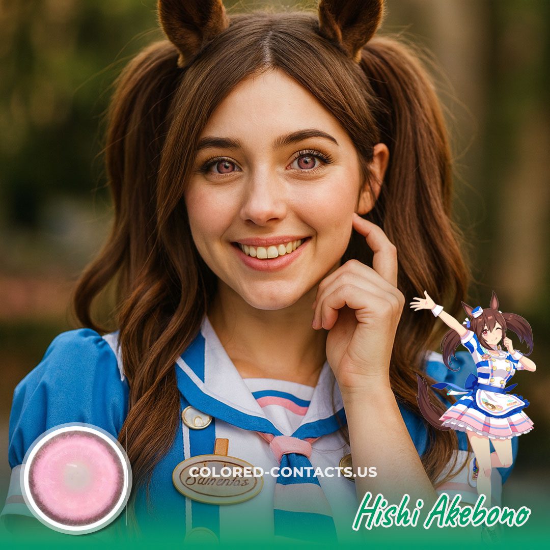 Hishi Akebono Cosplay Contact Lenses