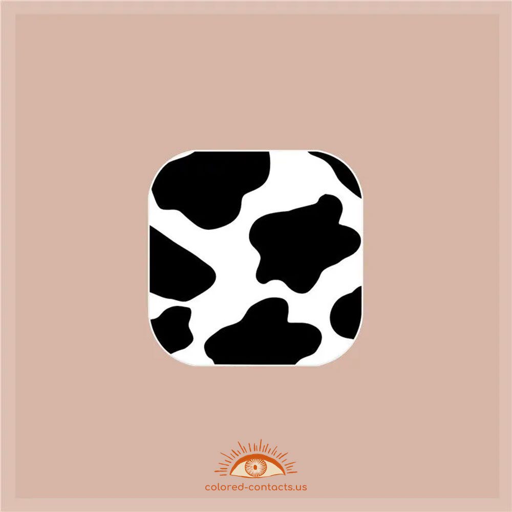 INS Style Cow Contact Lens Case