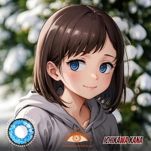 Ichikawa Kana Cosplay Blue Contact Lenses