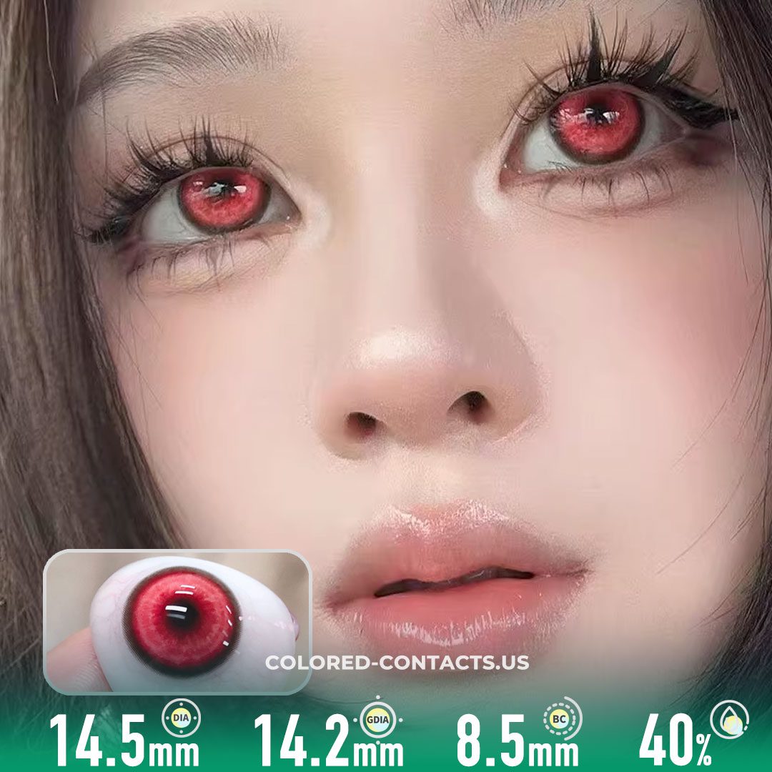 KOL Legend Red Colored Contacts