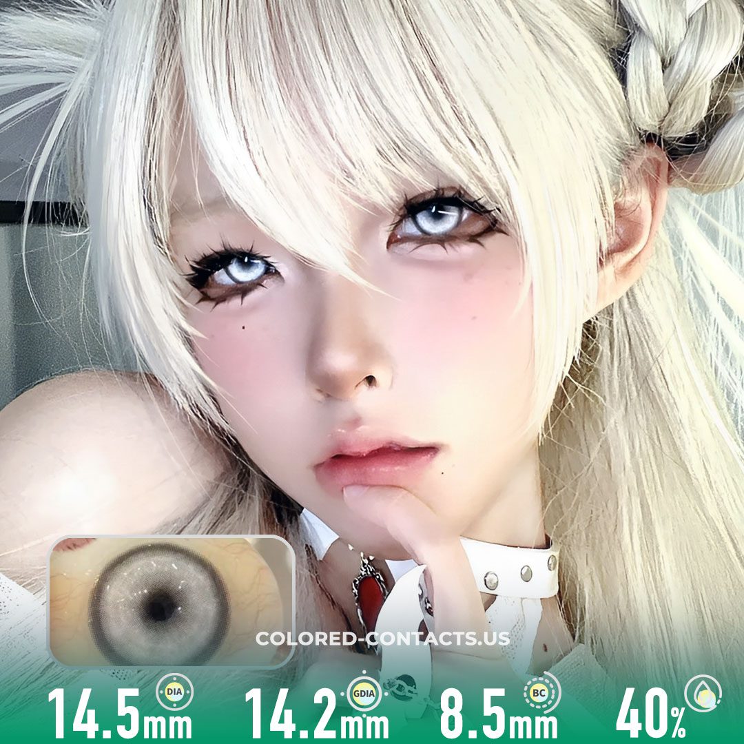 KOL Legend Silver Colored Contacts