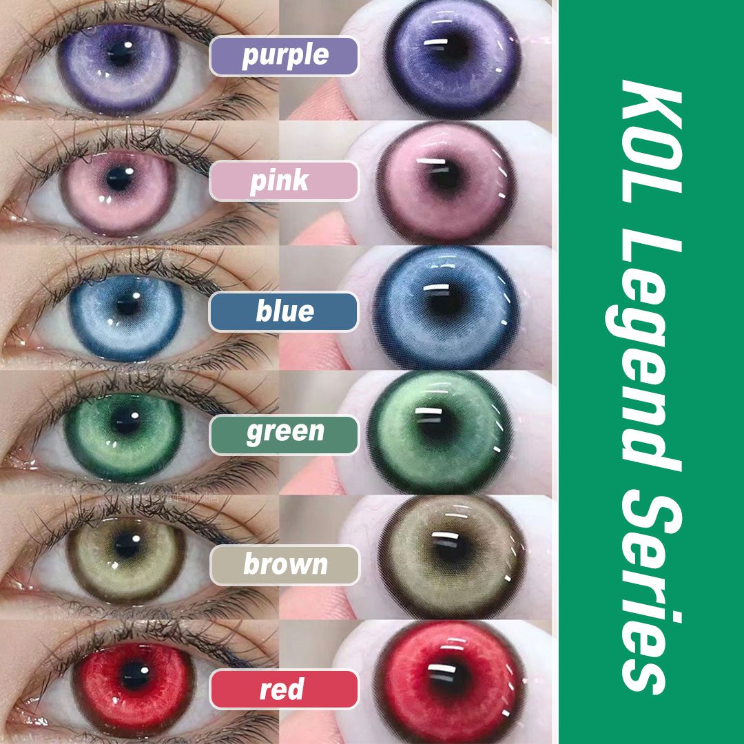 KOL Legend Light Blue Colored Contacts