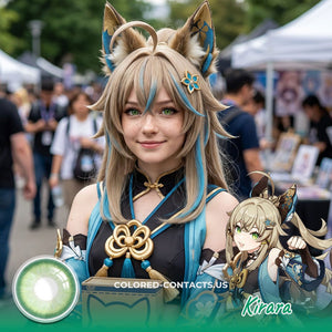 These Genshin Impact Kirara Cosplay Contact Lenses Are About To Give You That Ultimate Nekomata Energy