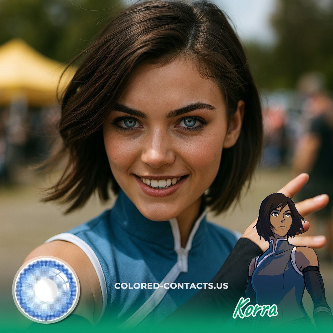 Korra Cosplay Contact Lenses