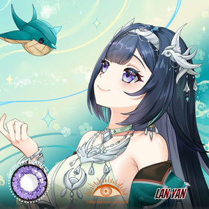 Lan Yan Cosplay Purple Contact Lenses