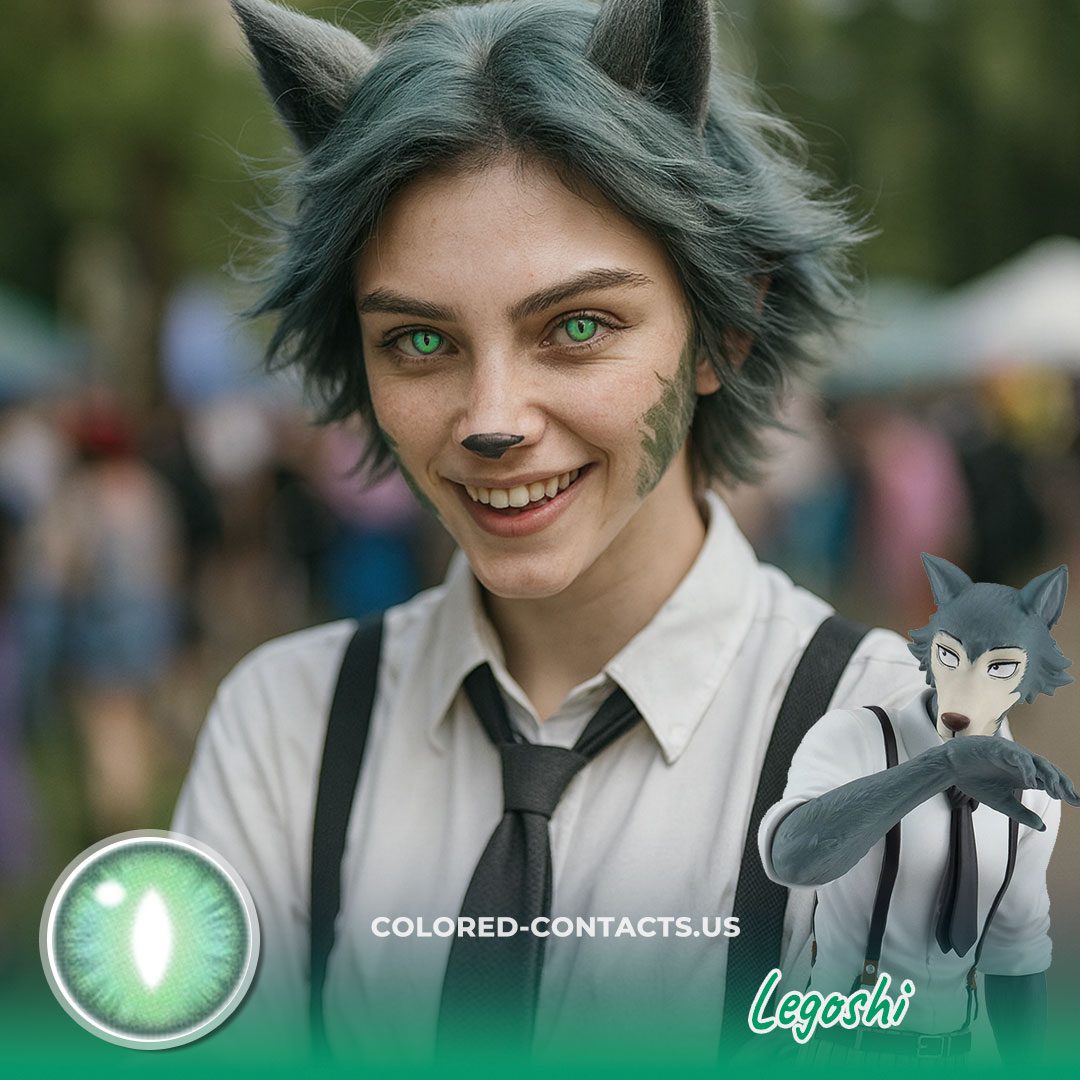 Legoshi Cosplay Contact Lenses  | 4-Piece Set