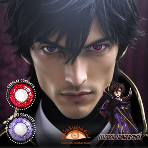 Lelouch Lamperouge Cosplay Heterochromia Contact Lenses