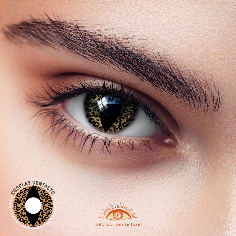 Leopad Cat Eye Contacts