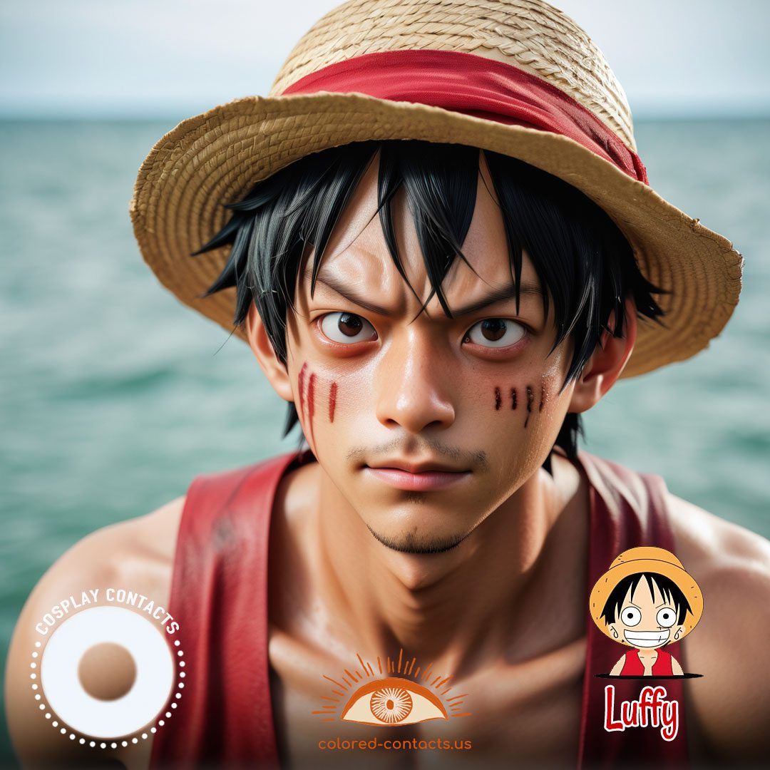 Luffy Cosplay Contact Lenses