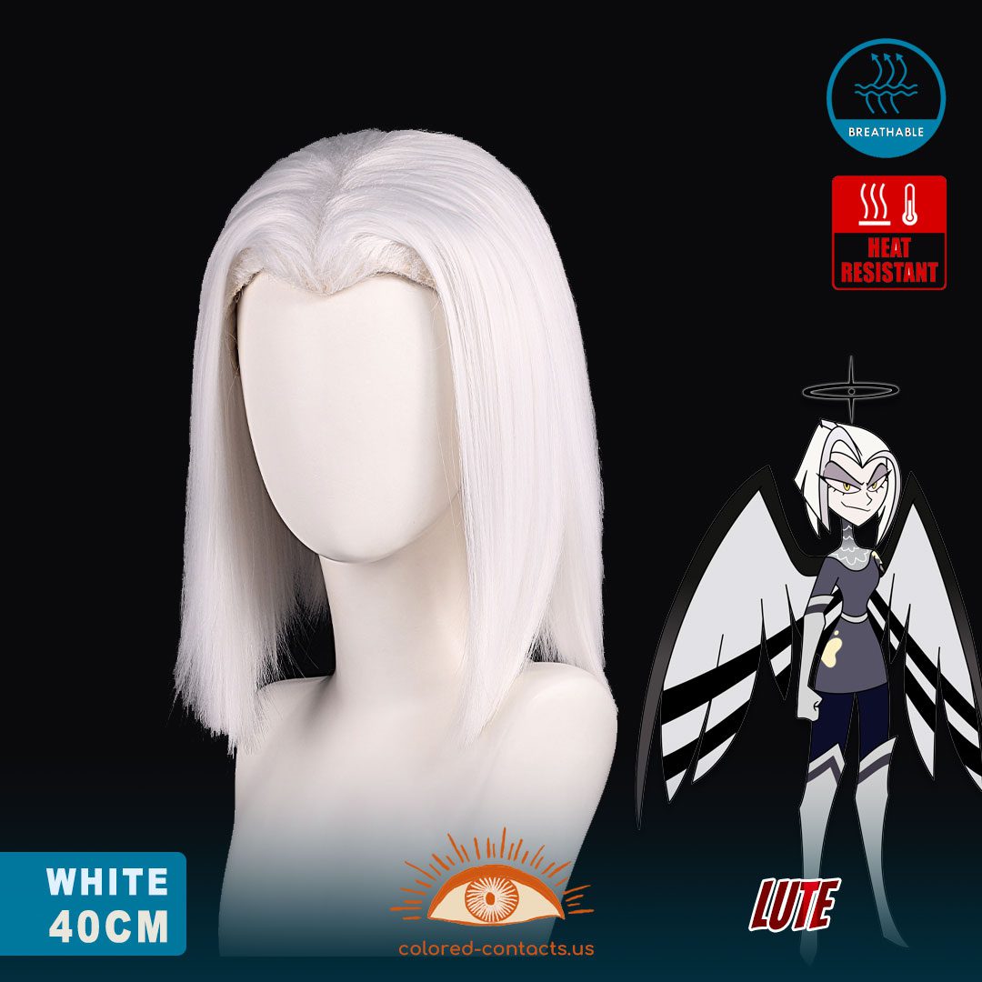 Hazbin Hotel: Lute Cosplay Wig