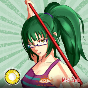 Jujutsu Kaisen : Maki Zenin Cosplay Contact Lenses