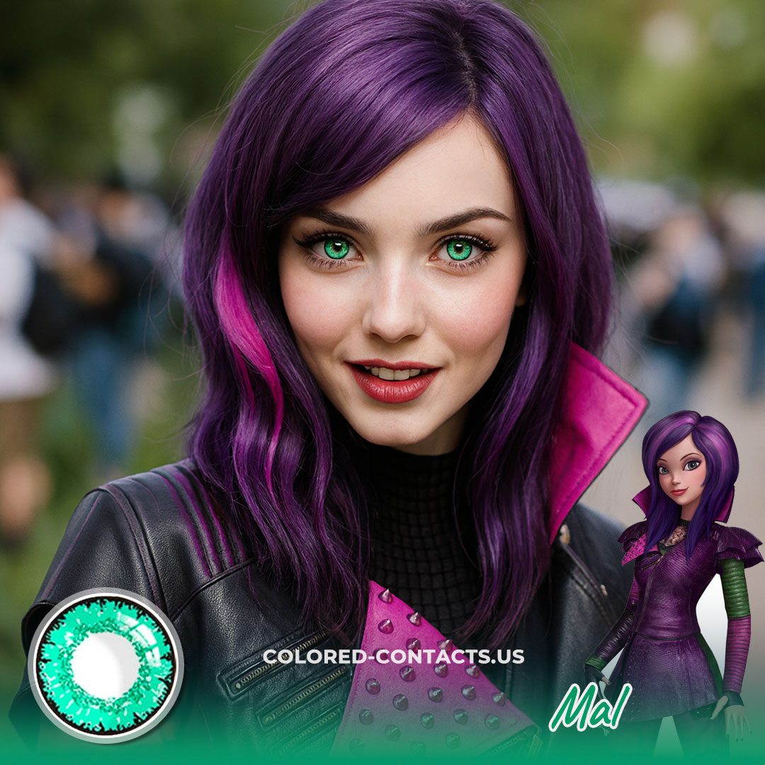 Descendants Mal Cosplay Contact Lenses