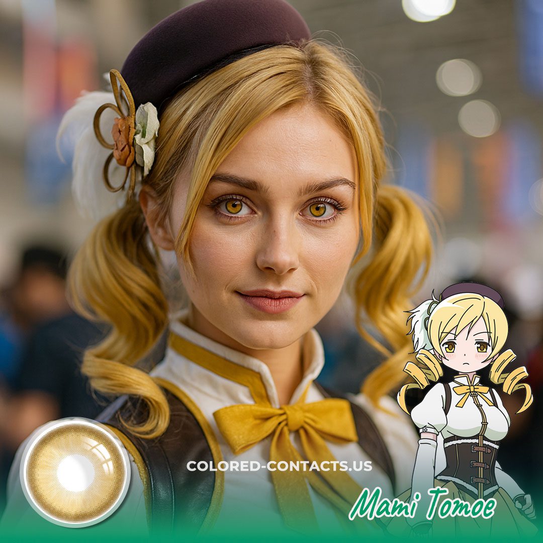 Mami Tomoe Cosplay Contact Lenses