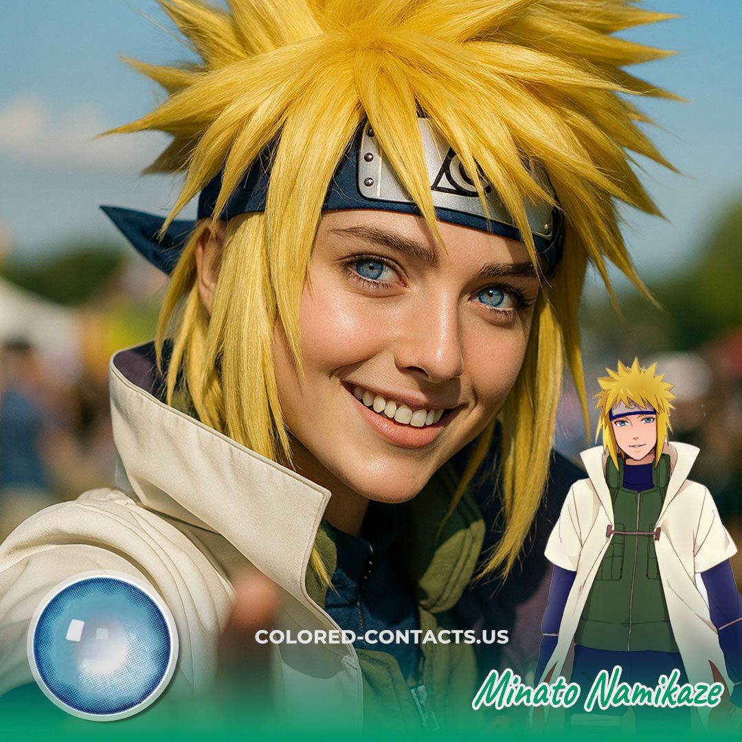 Minato Namikaze Cosplay Contact Lenses